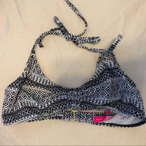 Black and white Victoria secret bathing suit top